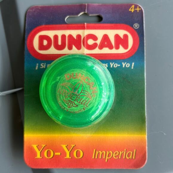 Duncan YoYo Imperial- older version, in Spanish, green, in package - Picture 1 of 3